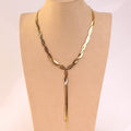 Collar acero serpenteada