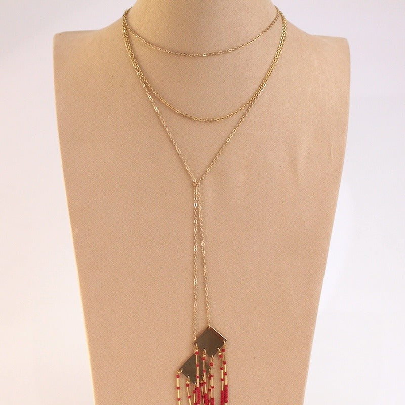 Collar acero atrapasueños