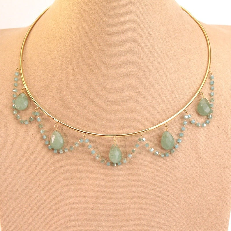 Collar rigido piedra natural