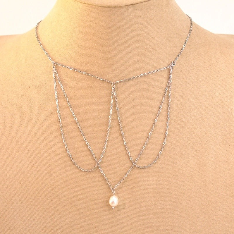 Collar chocker perla
