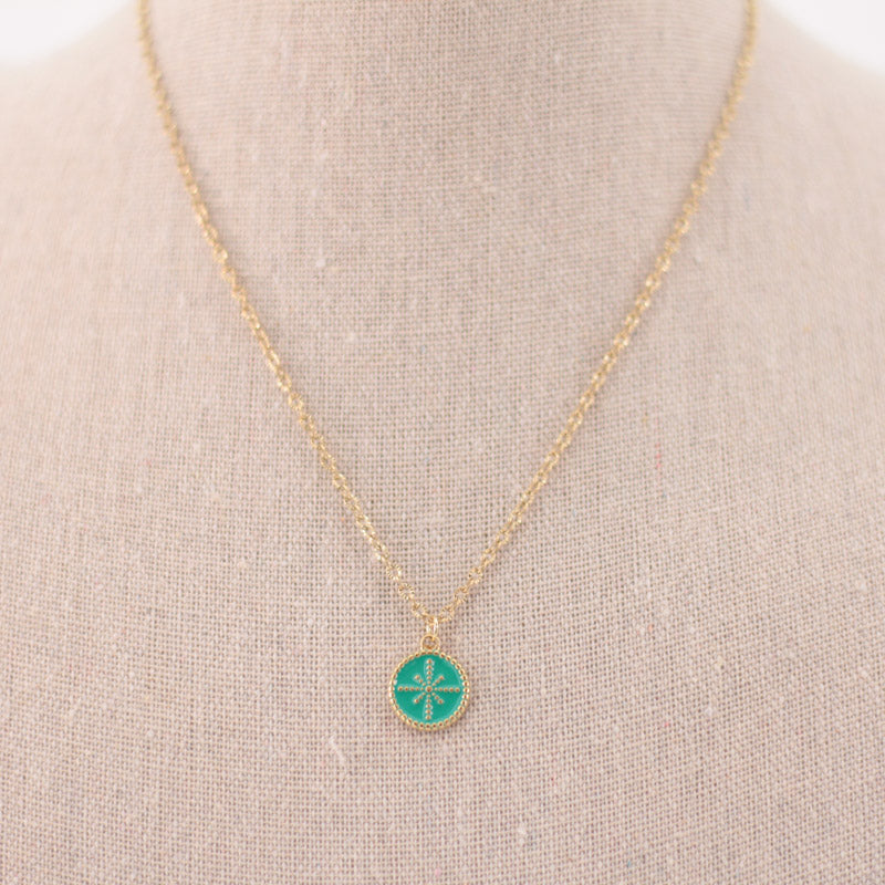 Collar medallón estrella
